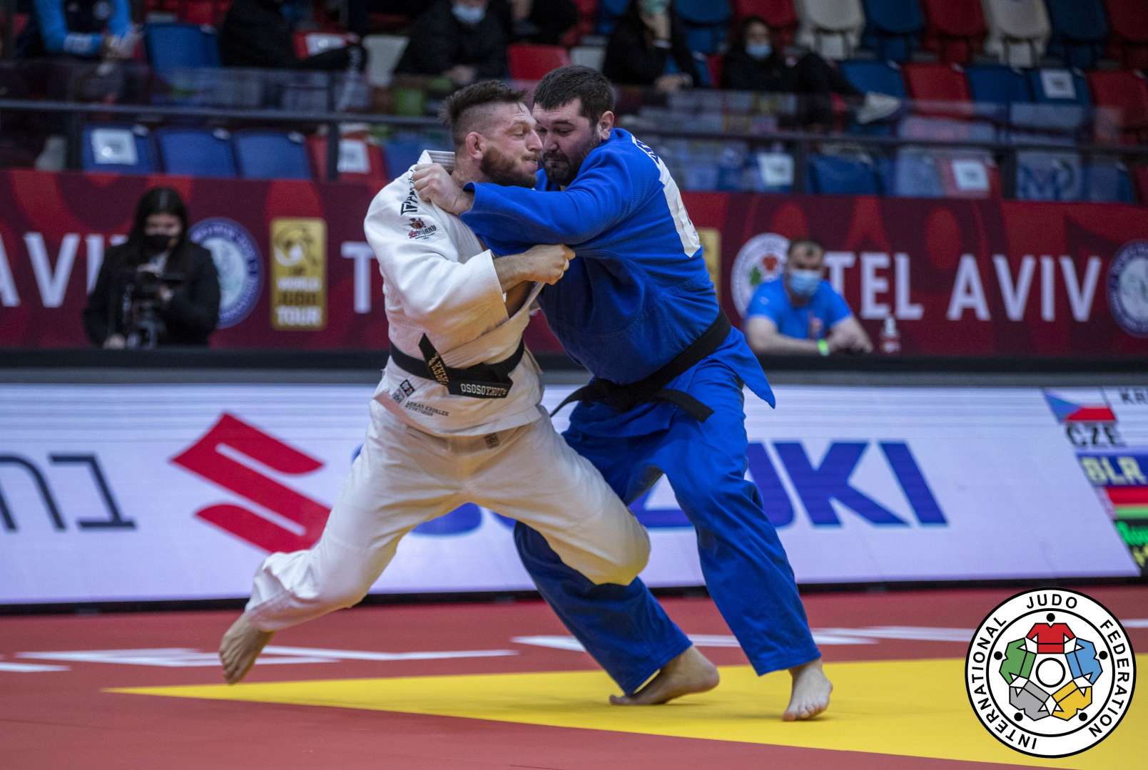 Běloruská senzace na Grand Slamu v Izraeli utnula Krpálkovi cestu turnajem