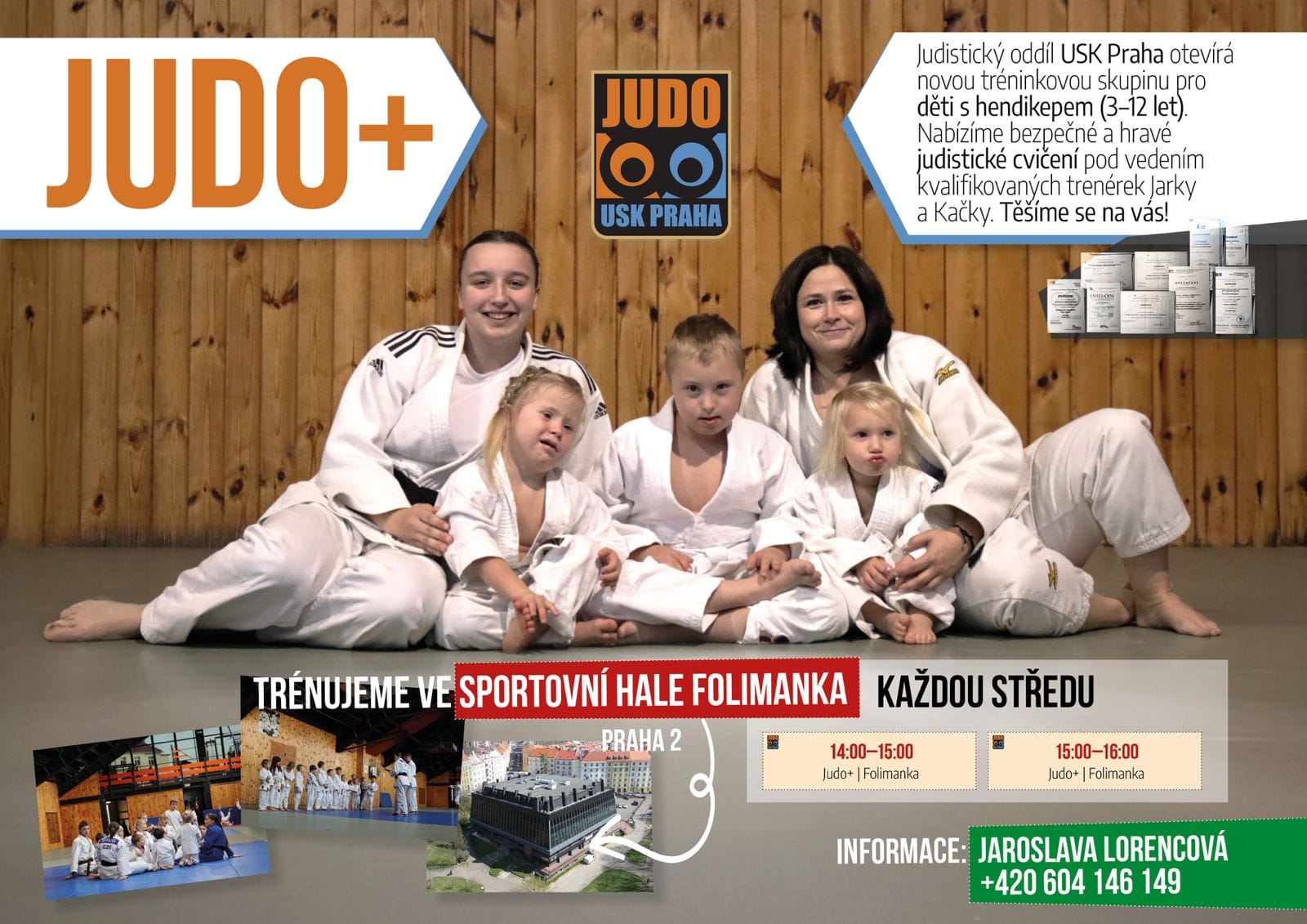 Judo pro hendikepované od února na Folimance